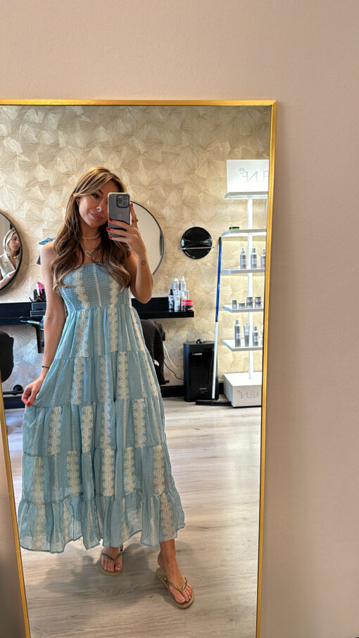SUMMER MAXI DRESS BLUE - Afbeelding 2