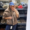 FAUX FUR GILET COOKIE