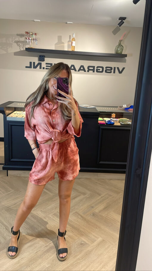 TIE DYE SET CORAL - Afbeelding 2