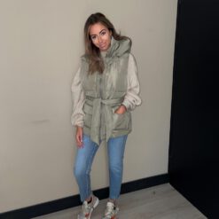 PUFFY BODYWARMER OLIVE