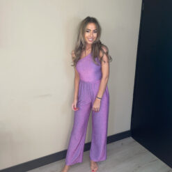 BEACH PANTS LUREX PURPLE