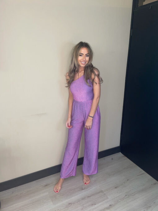 BEACH PANTS LUREX PURPLE