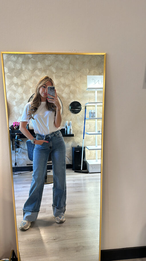 QUEEN HEARTS WIDE LEG JEANS
