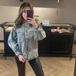 JEANS BLOUSE GREY