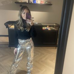 PARACHUTE PANTS METALLIC