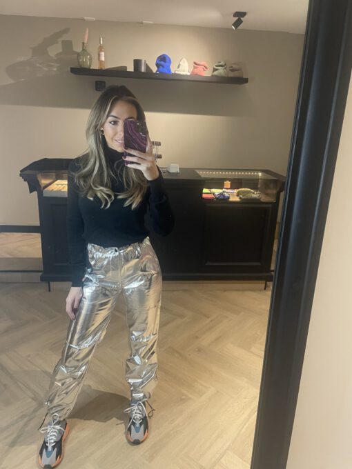 PARACHUTE PANTS METALLIC