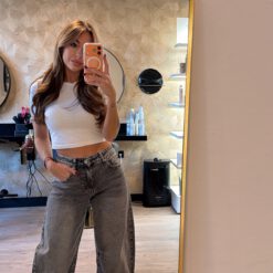 BARREL JEANS GREY