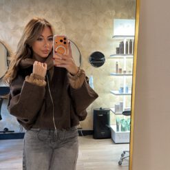 BOMBER JACKET BROWN