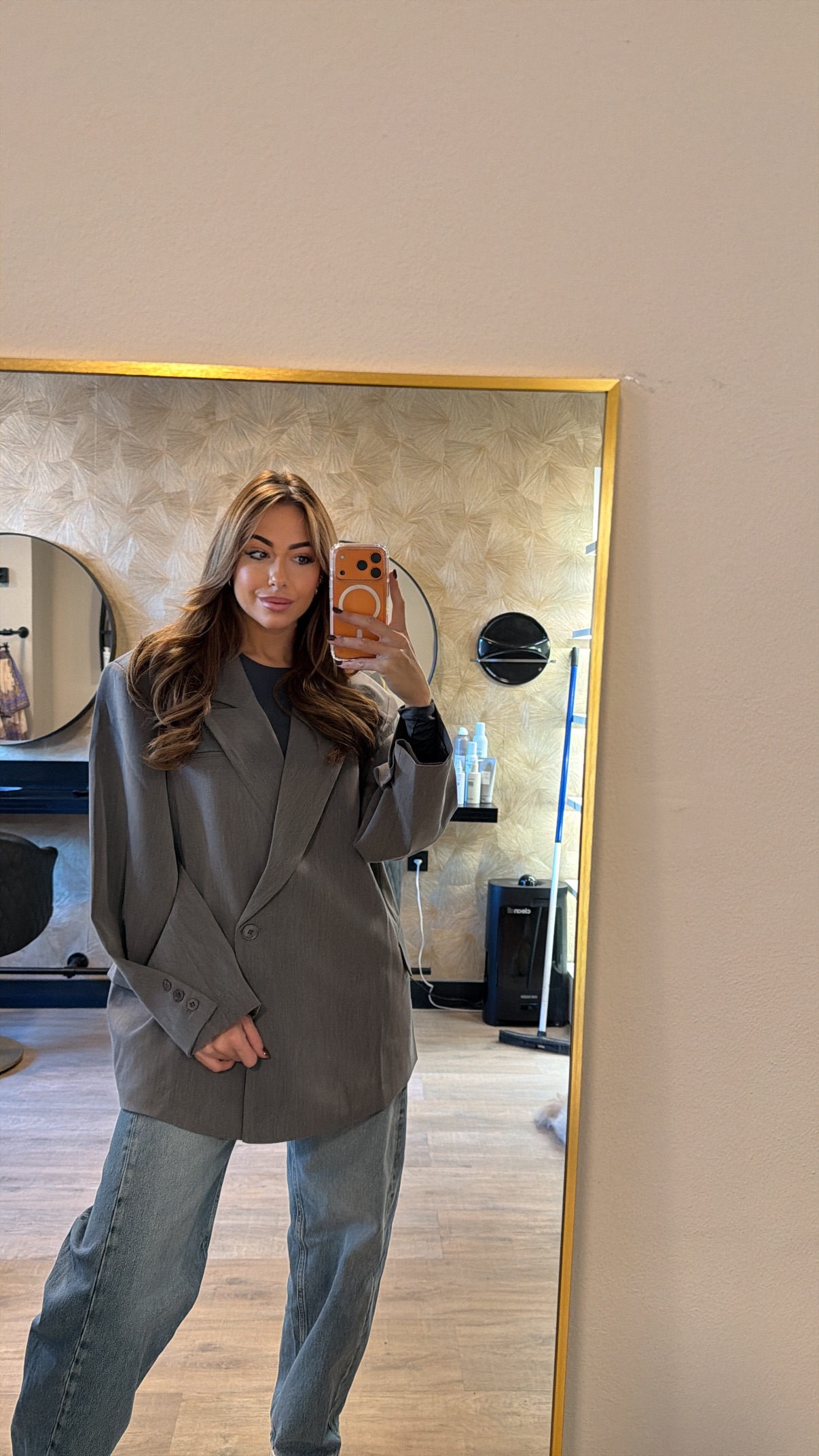 OVERSIZED BLAZER AMBIKA GREY