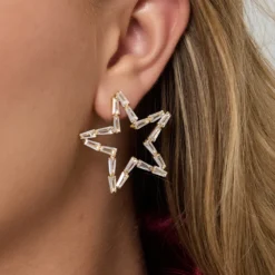 EARRINGS STAR GOLD
