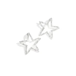 EARRINGS STAR SILVER