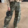 CARGO CAMOUFLAGE JEANS