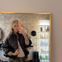 BOMBER PUFFY BROWN